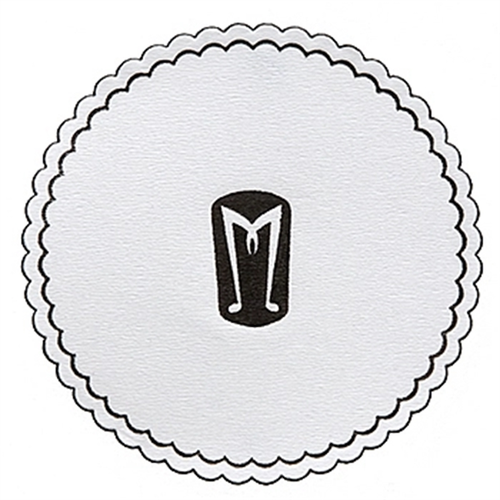 Main photo of 3 3/8"  Round, Mu Ply Cellulose Coaster W/ Poly Seal Backing