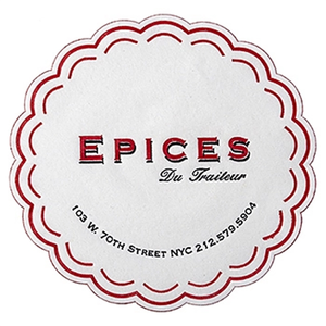 Photo of Soft Scalloped Embossed Coaster