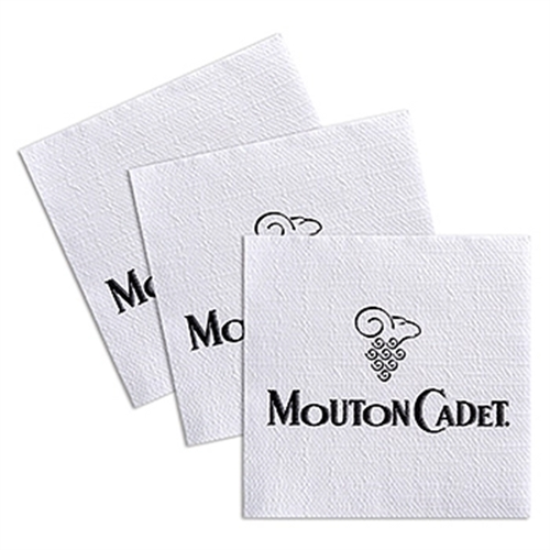 Main photo of Custom Luncheon Semi Crepe 1 Ply Napkin With Lined Pattern