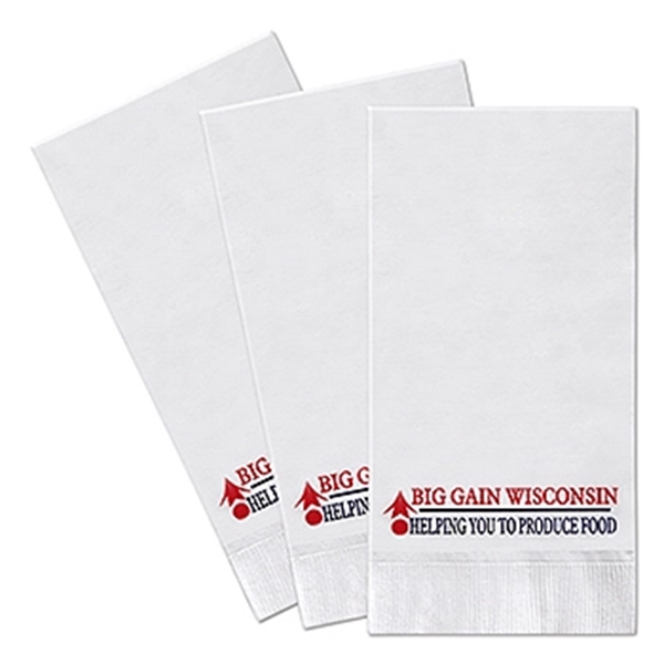 White color option for Custom Dinner Facial 3 Ply Napkin