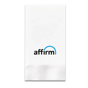 Photo of 2 Ply White Dinner Napkin   1/8 Fold   High Line