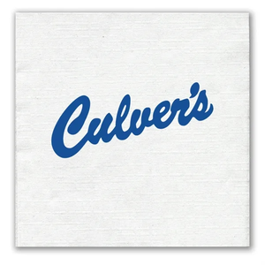 Photo of 1 Ply White Beverage Napkin   Linen Embossed   High Line