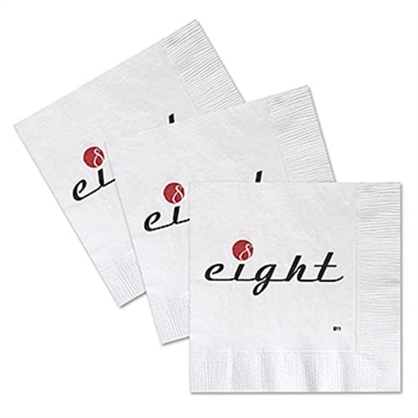 White color option for Custom Luncheon Facial 1 Ply Napkin