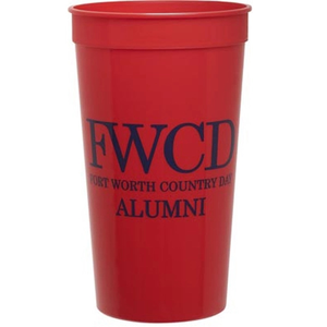 Photo of Smooth Colored 32 Ounce Stadium Cup