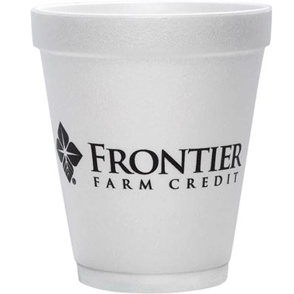 White color option for Foam Insulation 8 Ounce Hot Cold Cup