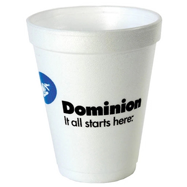 White color option for Foam Insulation 10 Ounce Hot Cold Cup