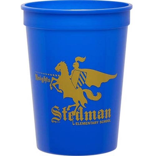 Main photo of Smooth 12 Ounce Colored Stadium Cup