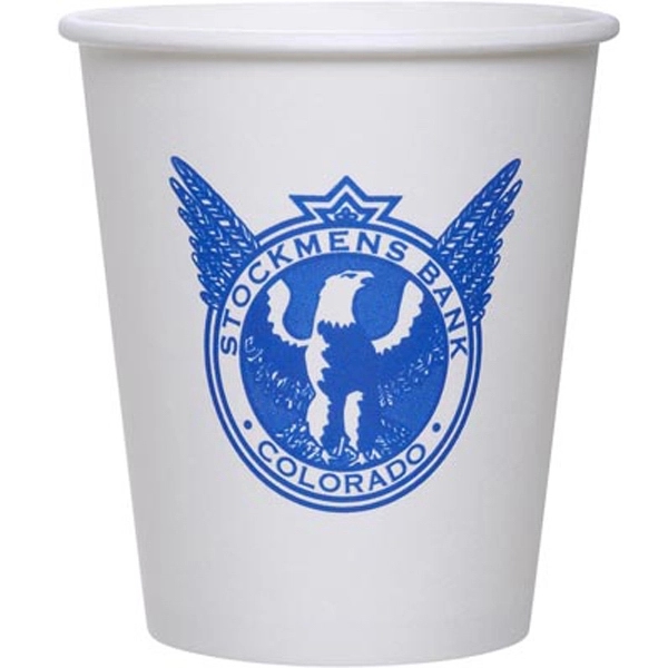 White color option for All Purpose 8 Ounce Hot Cold Paper Cup