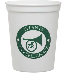 Photo of Smooth White 16 Ounce Plastic Stadium Cup