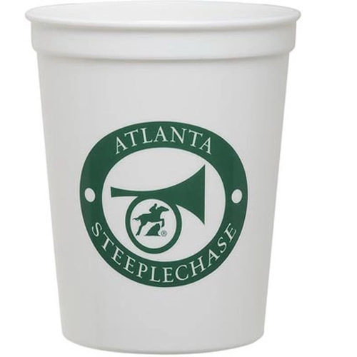 Main photo of Smooth White 16 Ounce Plastic Stadium Cup