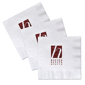 Photo of Custom Beverage Facial 2 Ply Napkin