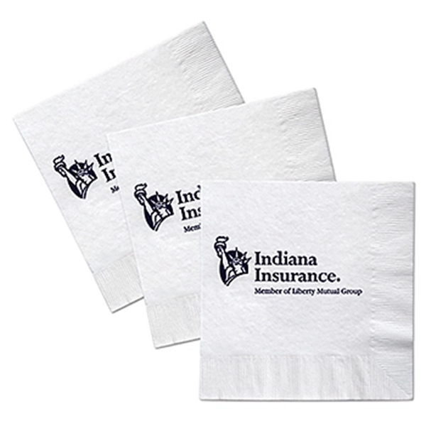 White color option for Custom Luncheon Facial 3 Ply Napkin