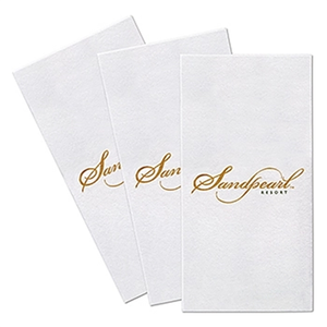 Photo of Custom Linen Feel Premium Dinner Napkin