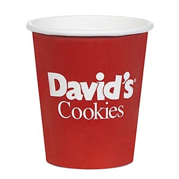 White color option for 6 Oz Paper Hot Cup   Flexographic Printing