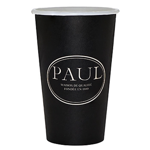 White color option for 16 Oz Paper Hot Cup   Flexographic Printing