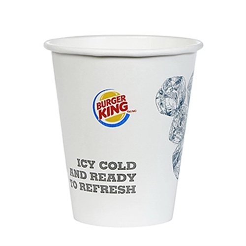 Main photo of 12 Oz Double Poly Paper Cold Drink Cup   Flexo Printing