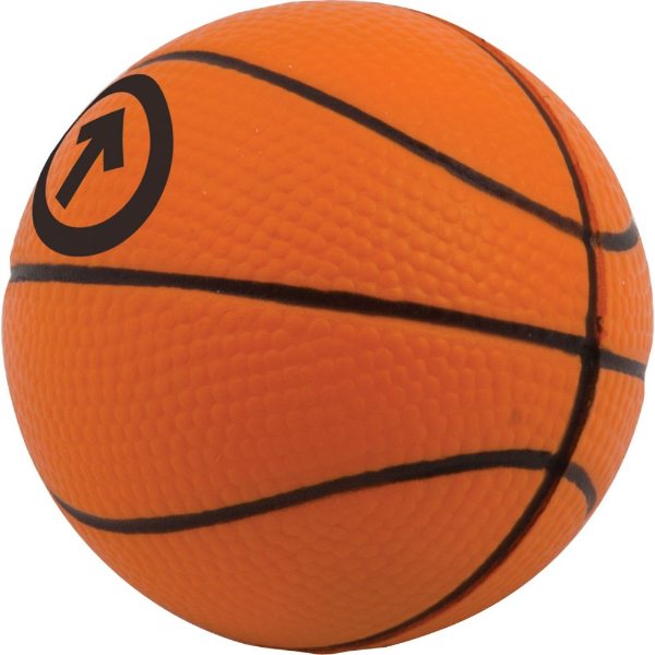 Multicolor color option for Basketball Stress Reliever