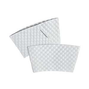Photo of Small White Hot Cup Sleeves   Flexographic Printed