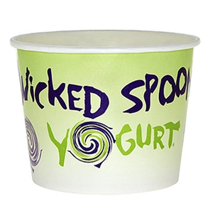 Photo of 12 Oz. Paper Dessert/Food Cup Flexographic Printed