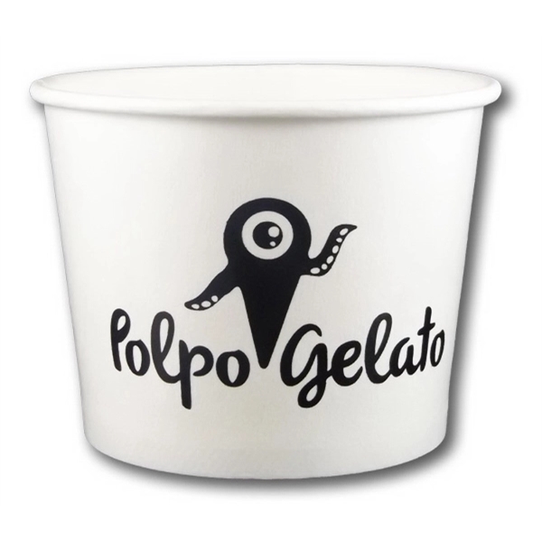 White color option for 12 Oz. Paper Dessert/Food Cups   Quick Ship