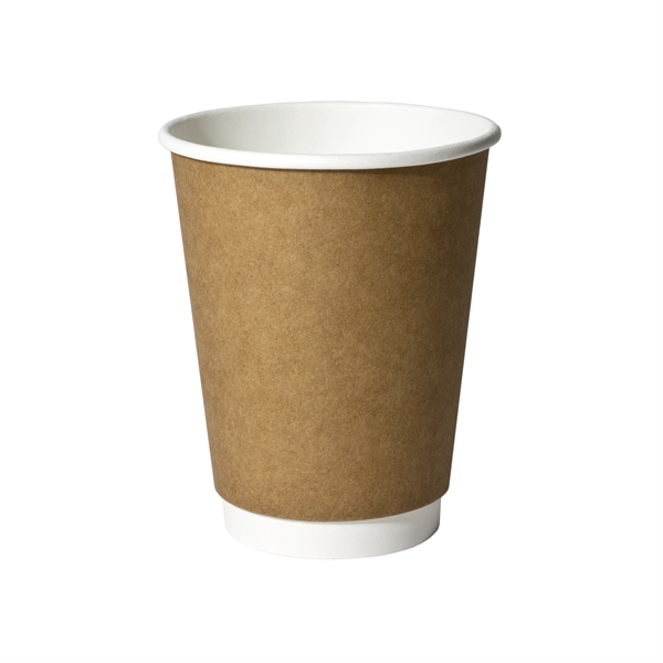 Kraft color option for 12 Oz. Double Wall Paper Hot Cup