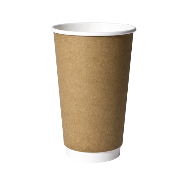Kraft color option for 16 Oz. Double Wall Paper Hot Cup