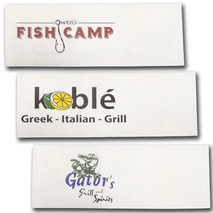 Photo of 1.5" X 4.25" Paper Napkin Bands   Self Adhesive