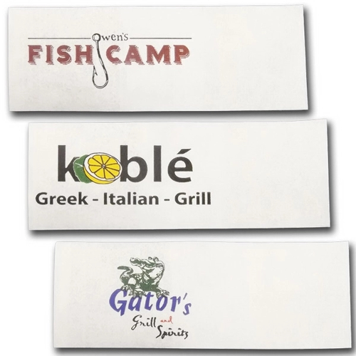 Main photo of 1.5" X 4.25" Paper Napkin Bands   Self Adhesive