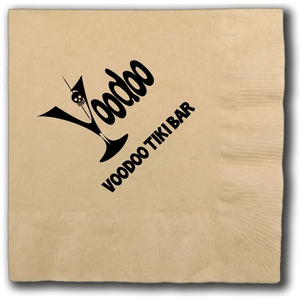 Photo of 1 Ply Natural Kraft Beverage Napkin