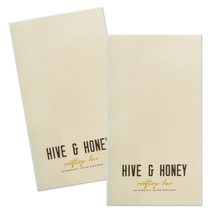 Photo of Ecru/Vanilla Linen Feel Hand Towel