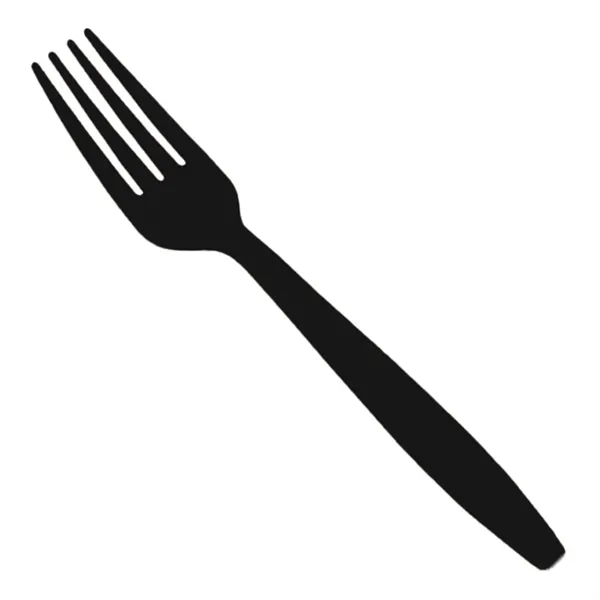 BLACK color option for Colorware Plastic Fork