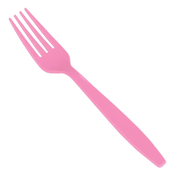 Candy Pink color option for Colorware Plastic Fork