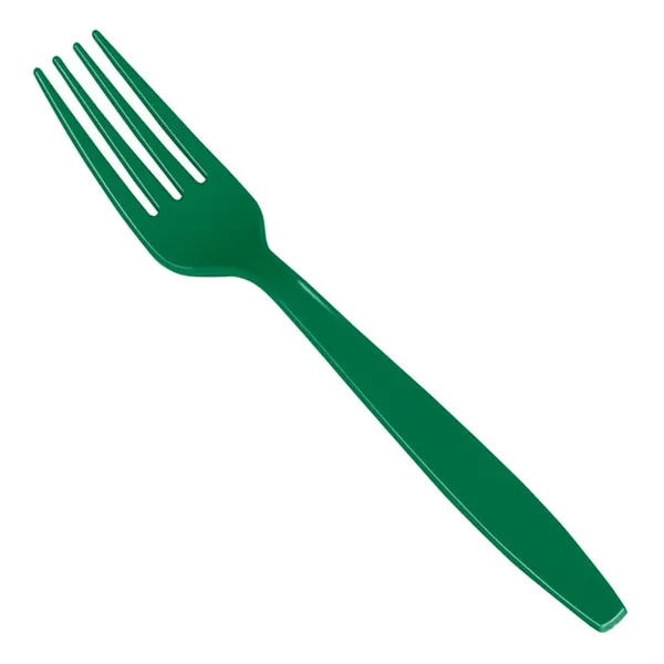 Emerald Green color option for Colorware Plastic Fork
