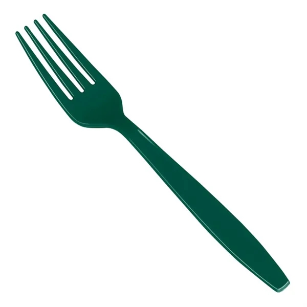 Hunter Green color option for Colorware Plastic Fork