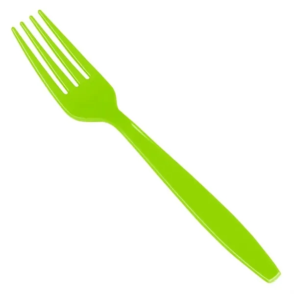 Lime Green color option for Colorware Plastic Fork