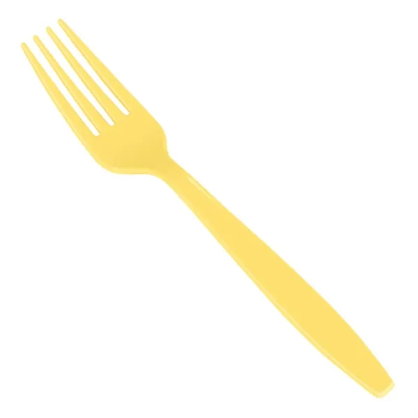 Mimosa Yellow color option for Colorware Plastic Fork