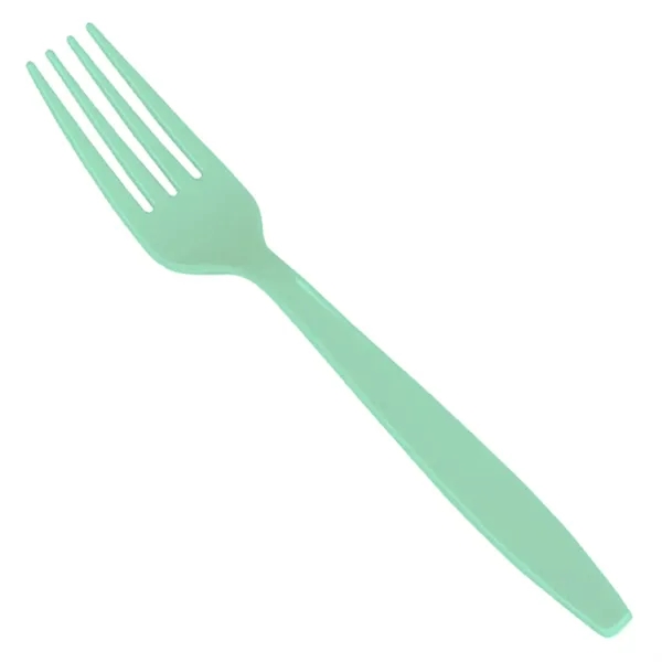 Mint Green color option for Colorware Plastic Fork