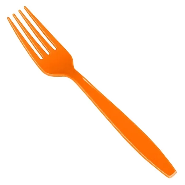 Orange color option for Colorware Plastic Fork