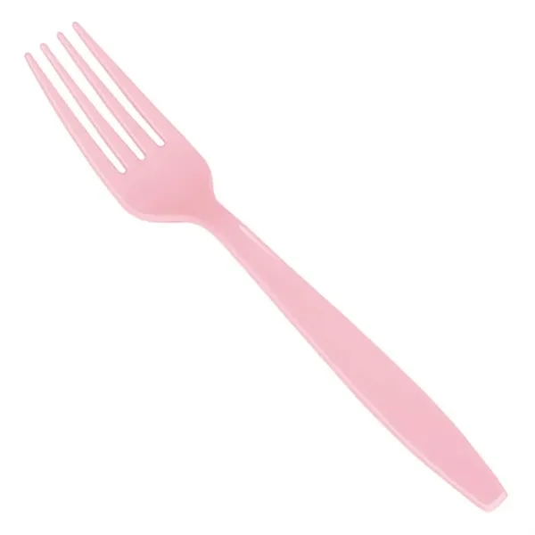 Pink color option for Colorware Plastic Fork