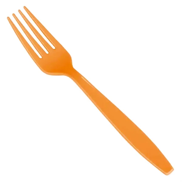 Pumpkin Spice Orange color option for Colorware Plastic Fork