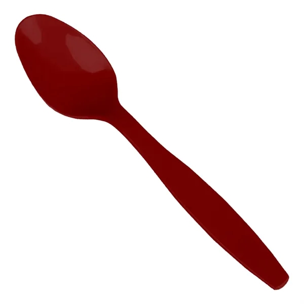 Burgundy Red color option for Colorware Plastic Spoon
