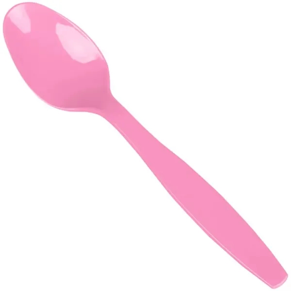 Candy Pink color option for Colorware Plastic Spoon