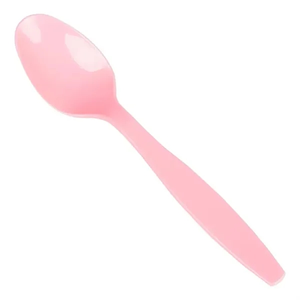 Classic Pink color option for Colorware Plastic Spoon