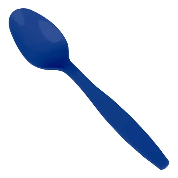 Cobalt Blue color option for Colorware Plastic Spoon