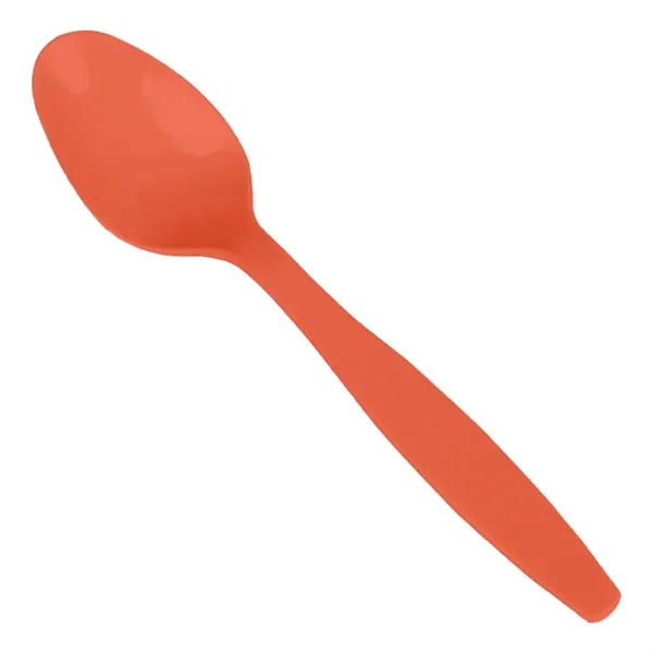 Coral Orange color option for Colorware Plastic Spoon