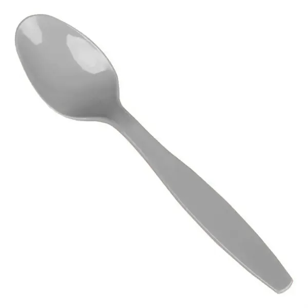 Silver Gray color option for Colorware Plastic Spoon