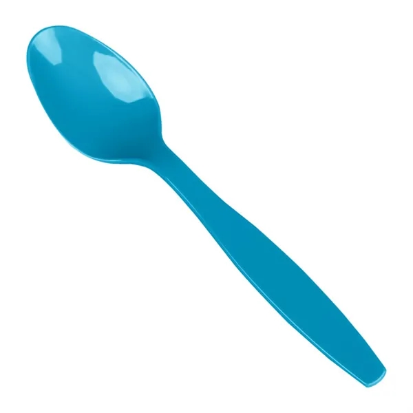 Turquoise Blue color option for Colorware Plastic Spoon