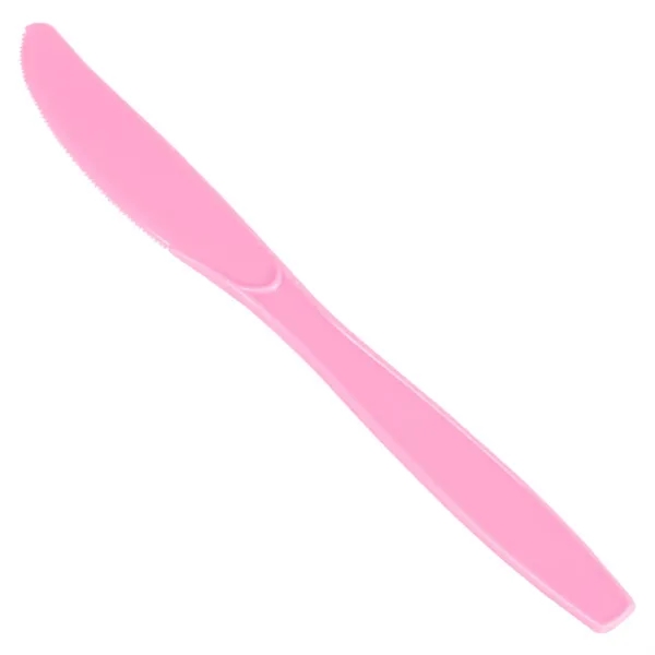 Candy Pink color option for Colorware Plastic Knife
