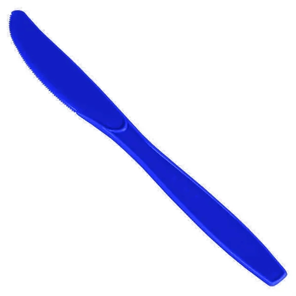 Cobalt Blue color option for Colorware Plastic Knife