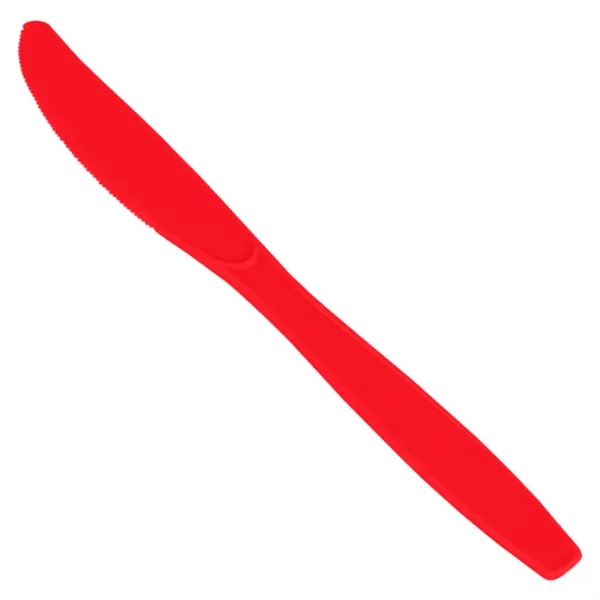 Red color option for Colorware Plastic Knife